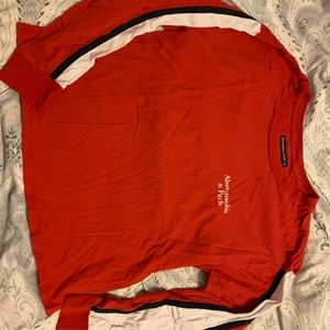 Red Abercrombie & Fitch long sleeve